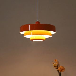 Aria Pendelleuchte Orange/Grün/Weiß Modern LED Wohnzimmer-Purlicht