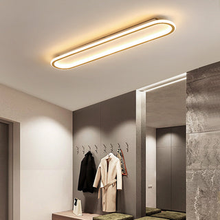 Arisha Deckenleuchte Rechteckig Schwarz/Gold Schlaf/Wohnzimmer-Purlicht