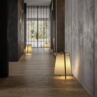 Ritta Modern LED Stehleuchte Geometrisch Wohnzimmer Schlafzimmer, Metall-Purlicht