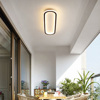 Arisha Deckenleuchte Rechteckig Schwarz/Gold Schlaf/Wohnzimmer-Purlicht