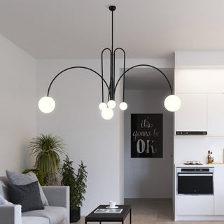 Arisha Modern LED Pendelleuchte Schwalz/Gold/Rose Esstisch/Schlaf/Wohnzimmer-Purlicht