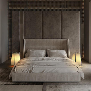 Ritta Modern LED Stehleuchte Geometrisch Wohnzimmer Schlafzimmer, Metall-Purlicht