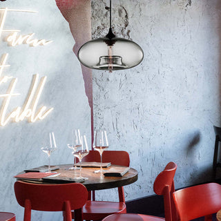 Aria Modern Mehrfarbig LED Pendelleuchte Glas Ess/Wohnzimmer-Purlicht