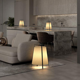Ritta Modern LED Stehleuchte Geometrisch Wohnzimmer Schlafzimmer, Metall-Purlicht