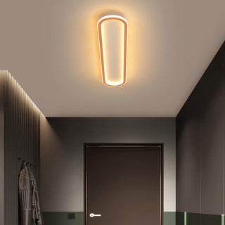 Arisha Deckenleuchte Rechteckig Schwarz/Gold Schlaf/Wohnzimmer-Purlicht