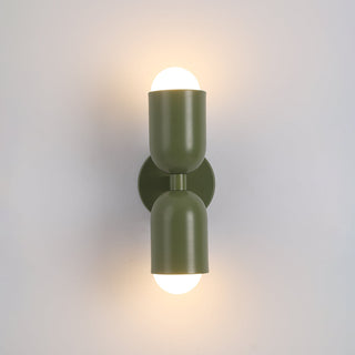 Aria Wandleuchte 2 Flamming Modern LED Schwarz Innen/Flur-Purlicht