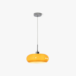 Aria Modern LED Pendelleuchte Weiß Glas Schlaf/Wohnzimmer-Purlicht