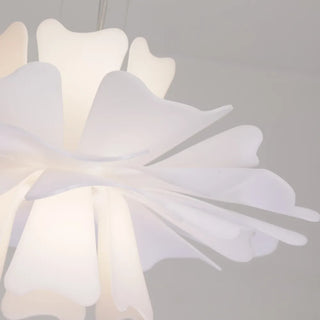 Aria Moderne Pendelleuchte Blumen Weiß, Metall/Acryl Esszimmer/Wohnzimmer-Purlicht