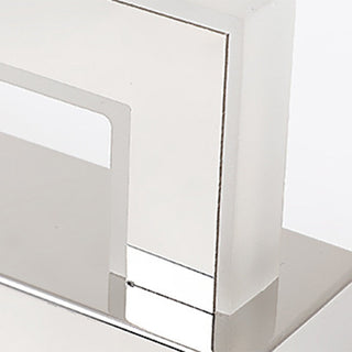 Arisha Rechteckige Spiegelfront LED Wandleuchte Schlafzmmer Metall/Acryl-Purlicht