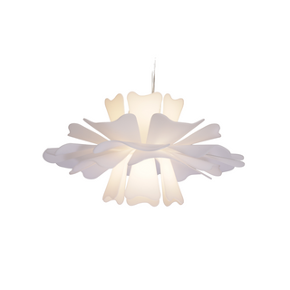 Aria Moderne Pendelleuchte Blumen Weiß, Metall/Acryl Esszimmer/Wohnzimmer-Purlicht