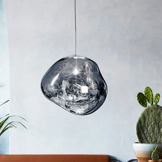Valentina Melt Pendelleuchte in Lavaoptik-Purlicht
