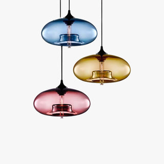 Aria Modern Mehrfarbig LED Pendelleuchte Glas Ess/Wohnzimmer-Purlicht