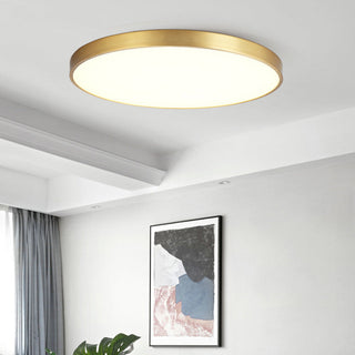 Arisha Modern Rund LED Deckenleuchte Metall Schlafzimmer Wohnzimmer Flur-Purlicht