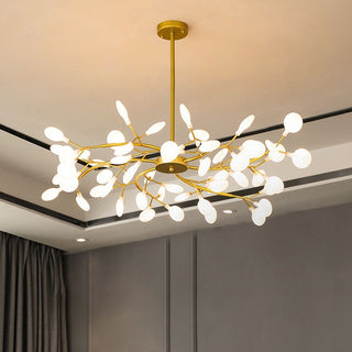 Olivia LED Pendelleuchte Schwarz/Gold Metall Acryl-Purlicht