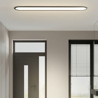 Arisha Modern Deckenleuchte Dimmbar Schwarz Rechteckig Wohn/Schalafzimmer Metall-Purlicht