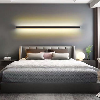 Arisha Minimalistisch Linear LED Wandleuchte Gold/Schwarz/Weiß Schlafzimmer-Purlicht