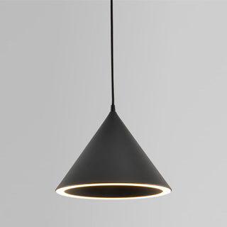 Valentina Minimalistische LED Pendelleuchte Weiß/Schwarz Schlafzimmer Acryl-Purlicht