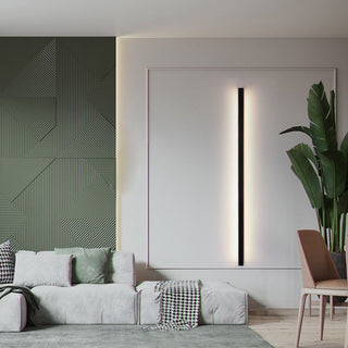 Arisha Minimalistisch Linear LED Wandleuchte Gold/Schwarz/Weiß Schlafzimmer-Purlicht