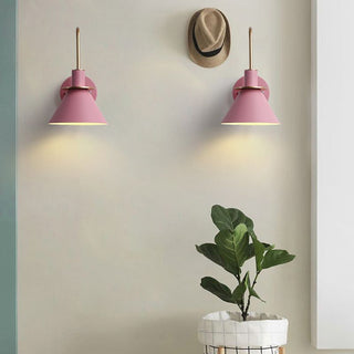 Valentina Vintage LED Wandleuchte Innen 6 Farben Bade/Wohnzimmer Metall-Purlicht