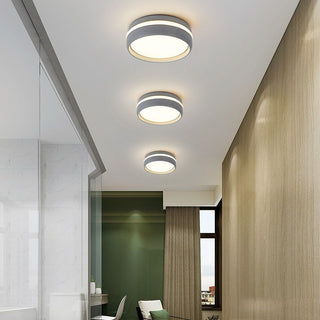 Arisha Deckenleuchte Schwarz/Weiß Schlaf/Wohnzimmer Flur Minimalistische Rund LED-Purlicht