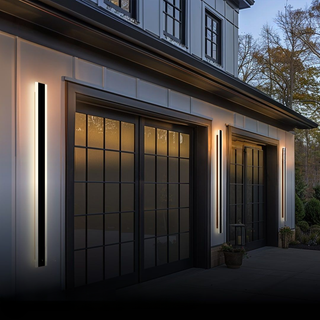 Arisha Modern Linear Außenwandleuchte Metall Acryl Garten Flur-Purlicht