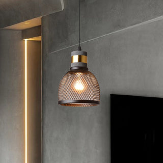 Arisha LED Design Pendelleuchte Wohnzimmer Industrial, Schwarz, Cement Metall-Purlicht