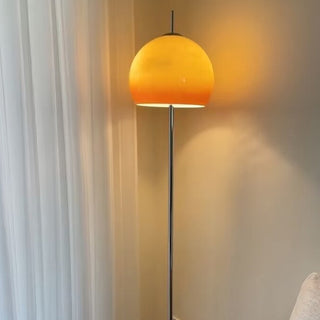 Mira Sunset Design Stehlampe Gelb Wohnzimmer/Kinderzimmer Glas-Purlicht