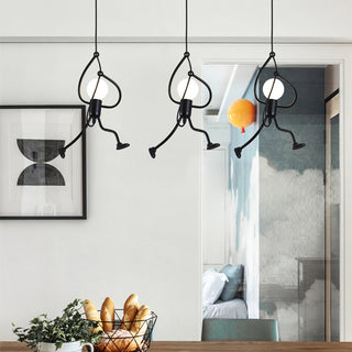 Silva Retro Modern LED Pendelleuchte Schwarz/Weiß, Esstisch-Purlicht