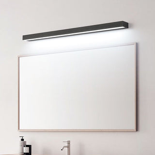 Arisha Wandleuchte Innen Spiegelfront Schwarz Rechteckig Bade/Schlafzimmer-Purlicht