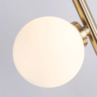 Valentina Stehlampe Glas Weiß&Warm Wohn&Schlaf&Esszimme 9 Köpfe Design LED-Purlicht