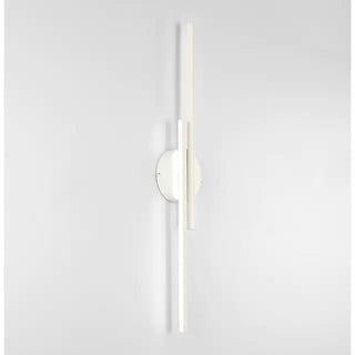Arisha Modern LED Wandleuchte, Twin Linear, Schwarz/Weiß, Metall, Schlafzimmer-Purlicht