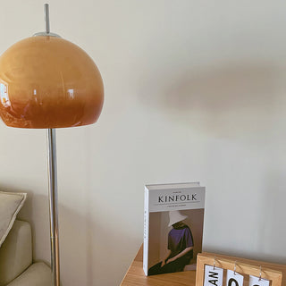 Mira Sunset Design Stehlampe Gelb Wohnzimmer/Kinderzimmer Glas-Purlicht
