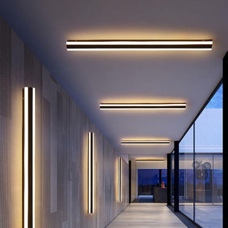 Arisha Modern Linear Außenwandleuchte Metall Acryl Garten Flur-Purlicht