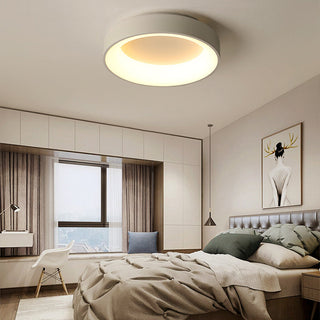 Arisha Deckenleuchte Weiß/Grau Modern LED Schlaf/Wohnzimmer Dimmbar-Purlicht