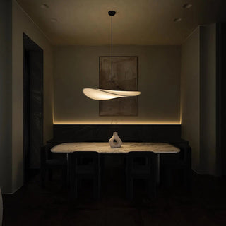 Ritta LED Pendelleuchte Metall/Kunstseide Esstisch/Wohnzimmer-Purlicht