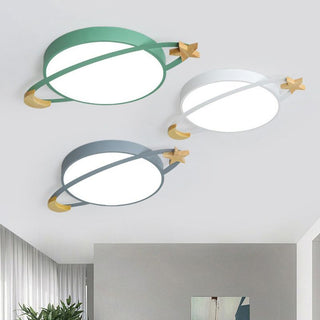 Aria Modern LED Deckenleuchte Weiß/Grün/Grau Schlaf/Wohn-Purlicht