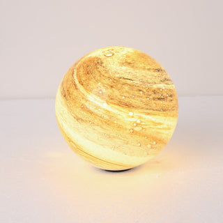 Aria Modern LED Außenleuchte Planet IP 65 Kugel Garten 2 Farben Glas-Purlicht