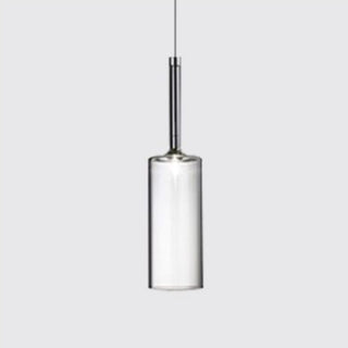 Aria Modern Zylinder LED Pendelleuchte Klar/Rot/Orange/Grau Esstisch Glas-Purlicht
