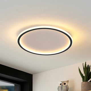 Arisha Modern Ring LED Deckenleuchte Schwarz/Weiß Wohn/Schlafzimmer-Purlicht