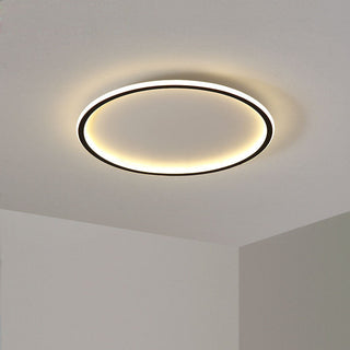 Arisha Modern Ring LED Deckenleuchte Schwarz/Weiß Wohn/Schlafzimmer-Purlicht