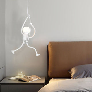 Silva Retro Modern LED Pendelleuchte Schwarz/Weiß, Esstisch-Purlicht