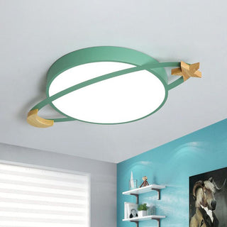Aria Modern LED Deckenleuchte Weiß/Grün/Grau Schlaf/Wohn-Purlicht