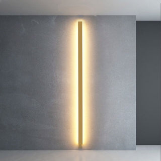 Arisha Minimalistisch Linear LED Wandleuchte Gold/Schwarz/Weiß Schlafzimmer-Purlicht