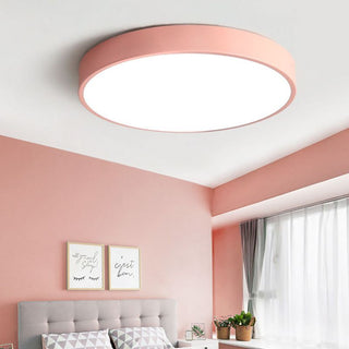 Aria Deckenleuchte Rund, 5 Farben, Modern Wohnzimmer/Schlafzimmer-Purlicht