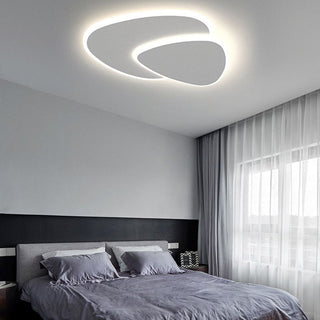 Arisha Modern Deckenleuchte Weiß Wohn/Schlafzimmer Metall Acryl-Purlicht