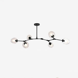 Valentina Pendelleuchte Schwarze/Gold Wohnzimmer/Schlafzimmer Glas-Purlicht