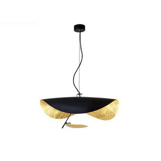 Arisha Design LED Pendelleuchte/Denkenleuchte Gold/Schwarz Wohnzimmer-Purlicht
