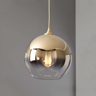 Arisha Modern Kugel LED Pendelleuchte Gold/Silber/Roségold Esszimmer Metall Glas-Purlicht