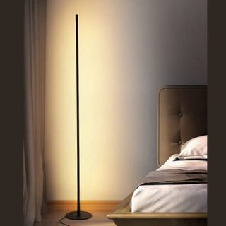 Arisha Stehleuchte Modern Linear Silber/Gold/Schwarz Wohn/Schlafzimmer-Purlicht