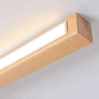 Arisha Modern Linear LED Deckenleuchte Holz Schlaf/Wohnzimmer-Purlicht